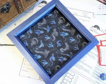 Blue Dragon Constellation Dice Tray, Rolling Tray, Personalised Tray, Tabletop Gamer, Roll Play Games, Dungeons and Dragons, DND, TTRPG