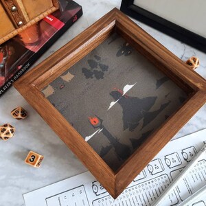 Mordor Dice Tray, Personalised Dnd Dice Tray, Gaming Dice Tray, TTRPG Dice Tray,