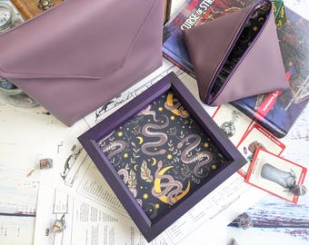 Ready To Ship - Snake and Moon Dice Tray Bundle