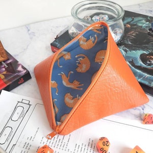 Handmade Frumpkin Inspired Dice Bag for Dungeons and Dragons Dice Sets, Tokens, RPG, TTRPG, DND, Bag of Holding