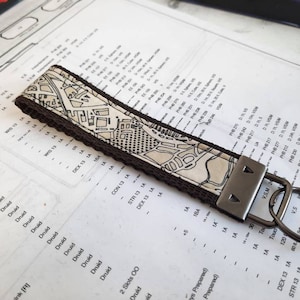 City Map Keyring