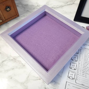 Lilac Felt Dice tray