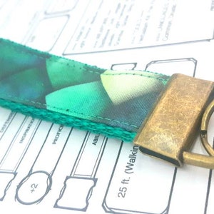 Green Dragon Scale Keyring