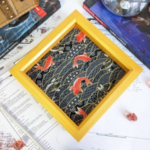 Koi Fish Dice Tray, Rolling Tray, Personalised Tray, Tabletop Gamer, Roll Play Games, Dnd, Dice Tray Gift