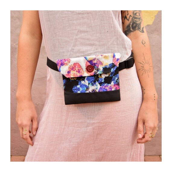 colourful bum bag