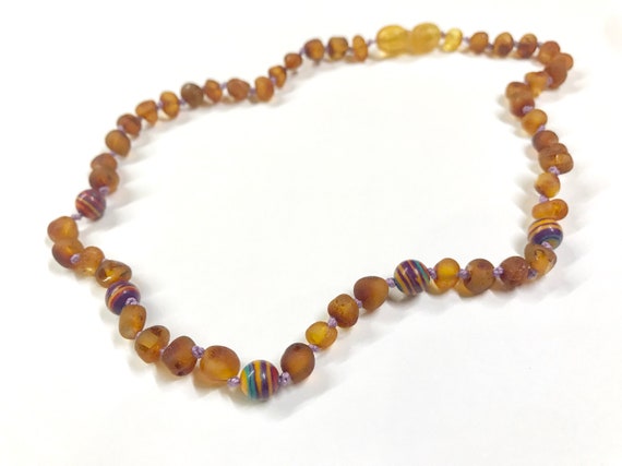 stone teething necklace