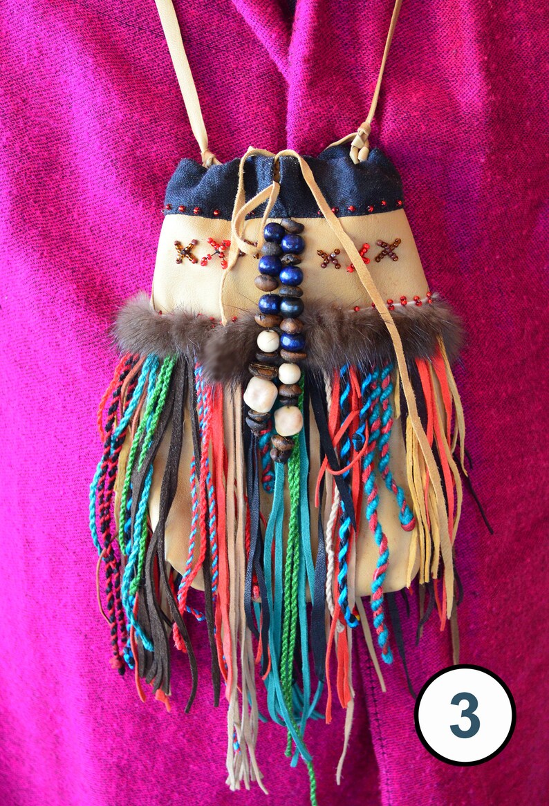 Shaman Medicine Bag. Fringe bag for your little tings. Etsy