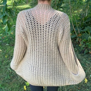 Cárdigan Coastline, cárdigan de crochet, cárdigan de crochet fácil, cárdigan de punto iris, patrón de suéter de crochet, patrón de cárdigan, chaqueta de crochet