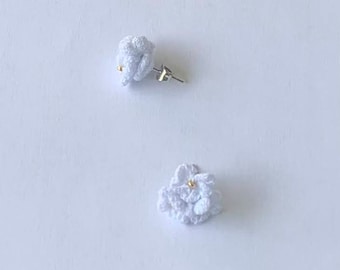 Crochet Daisy Flower Earrings Pattern (PDF Pattern)