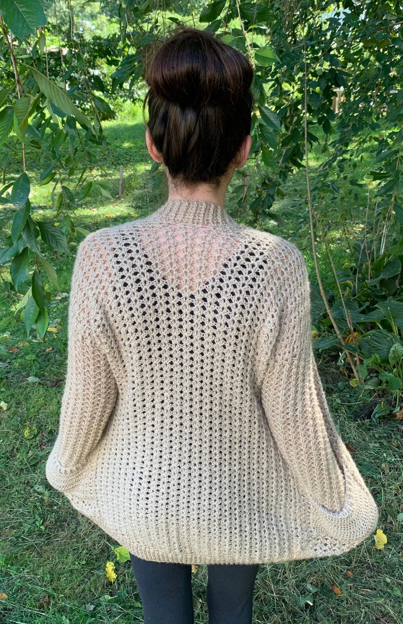 Coastline Cardigan Crochet Cardigan Easy Crochet Cardigan Etsy