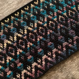 Mosaic crochet pattern, overlay mosaic crochet, Interlocking Diamonds, crochet scarf pattern, crochet wrap, blanket pattern, crochet chart