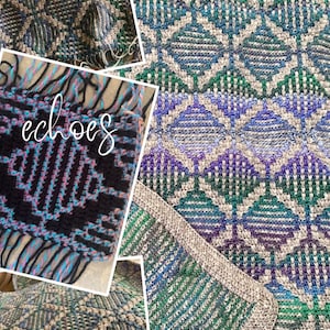 Patrón de crochet con superposición de mosaico, manta de crochet, gráfico de crochet, crochet mosaico, manta, patrón de manta, ecos, patrón escrito