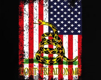 Short-Sleeve Unisex T-Shirt-US Gadsden Flag