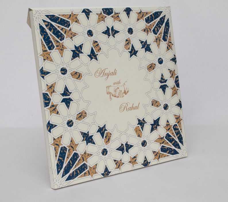 Blue Wedding Invitation