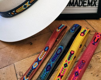 Leather Hat Accesory, Hat Bands, Cintillo de Piel para Sombrero, Cowboy Hat Band, Western Hat Band