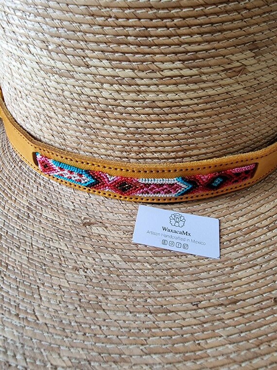 HANDCRAFTED AND COLORFUL STRAW HAT BANDS