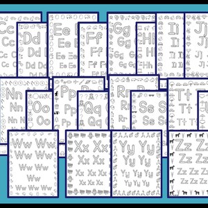 ABC Letter Tracing and Beginning Sounds