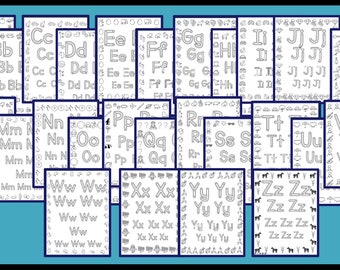 ABC Letter Tracing and Beginning Sounds