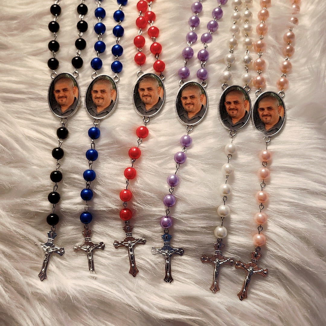 Custom Photo Rosary Etsy