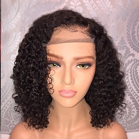Long Curly Hair Wigs Little Curly Hair Lace Front Wig Lace Etsy