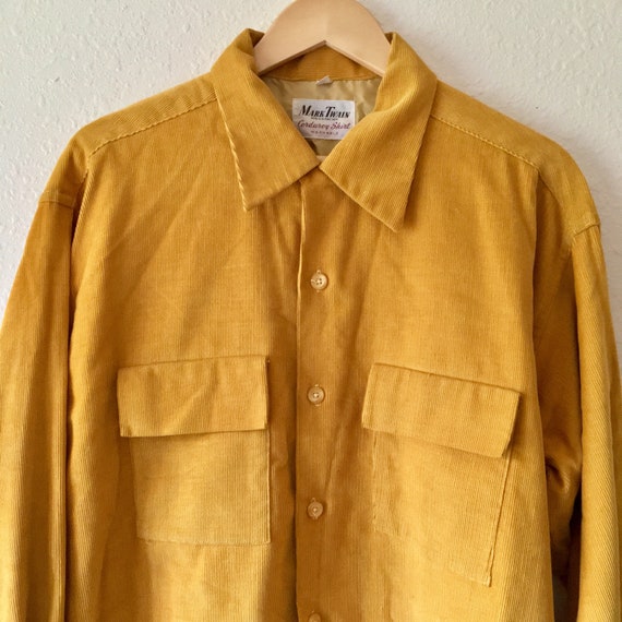 vintage Mark Twain corduroy shirt