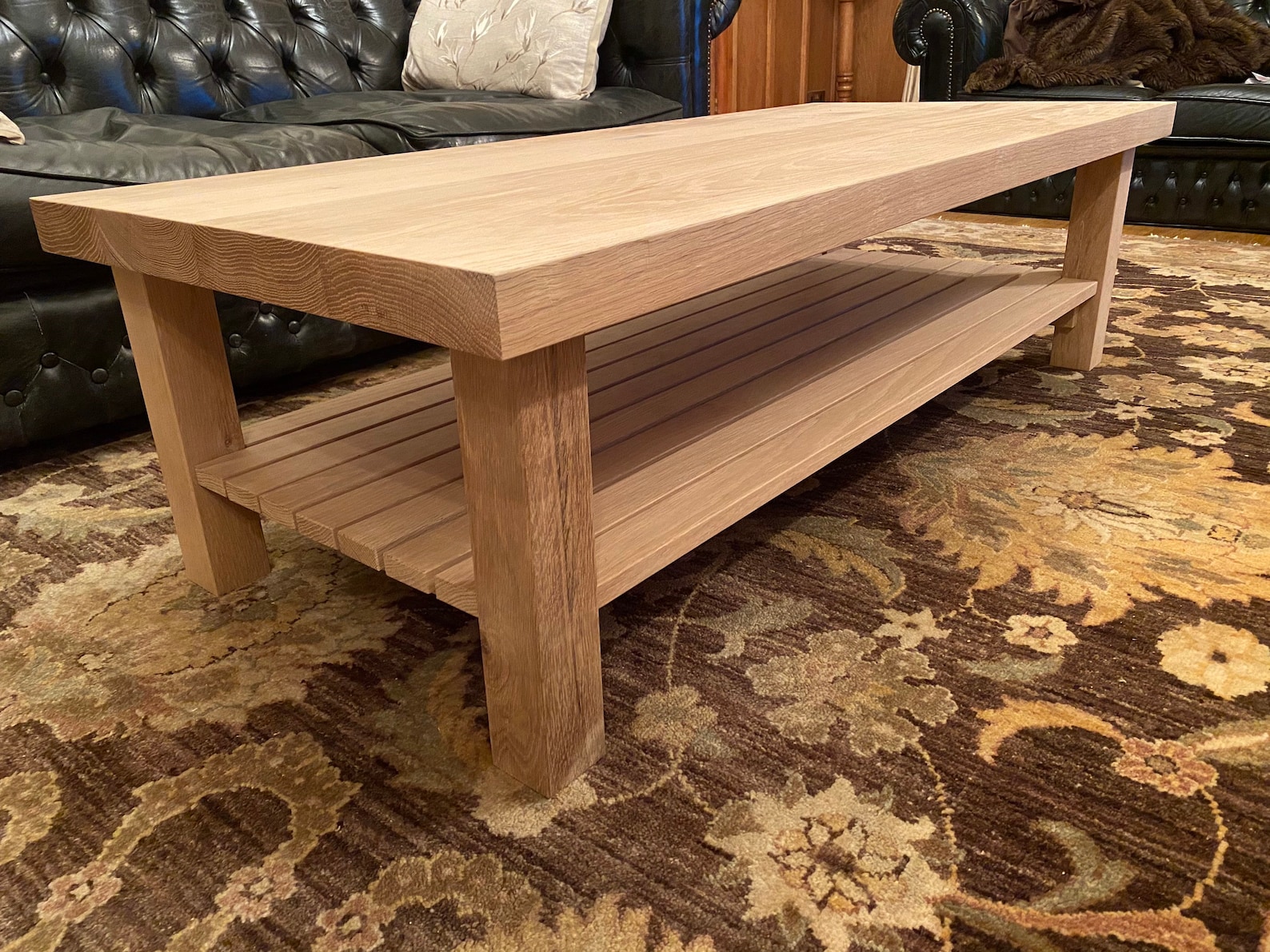 Handmade Coffee Table Solid Oak Etsy