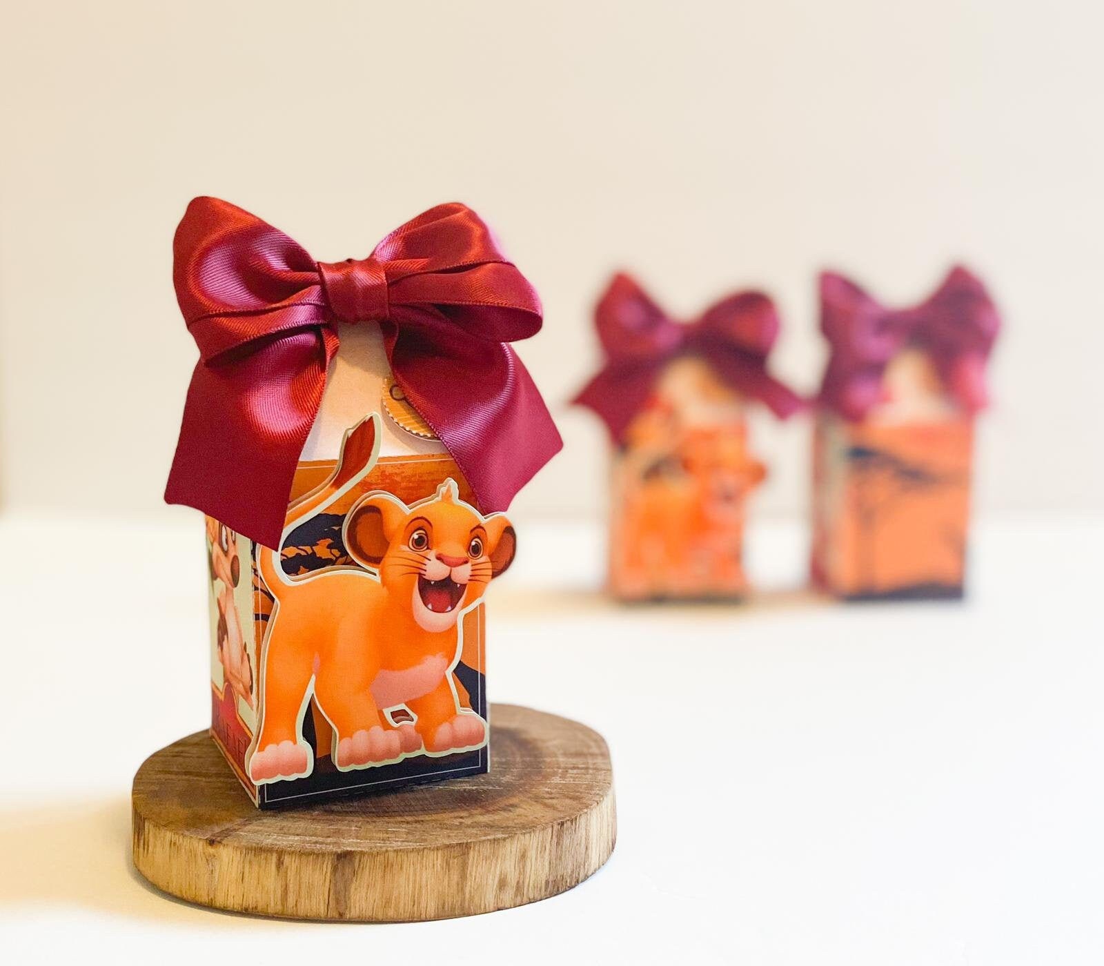 Lion King Party Favor Milk Box. Simba Treat Boxes. The Lion Etsy