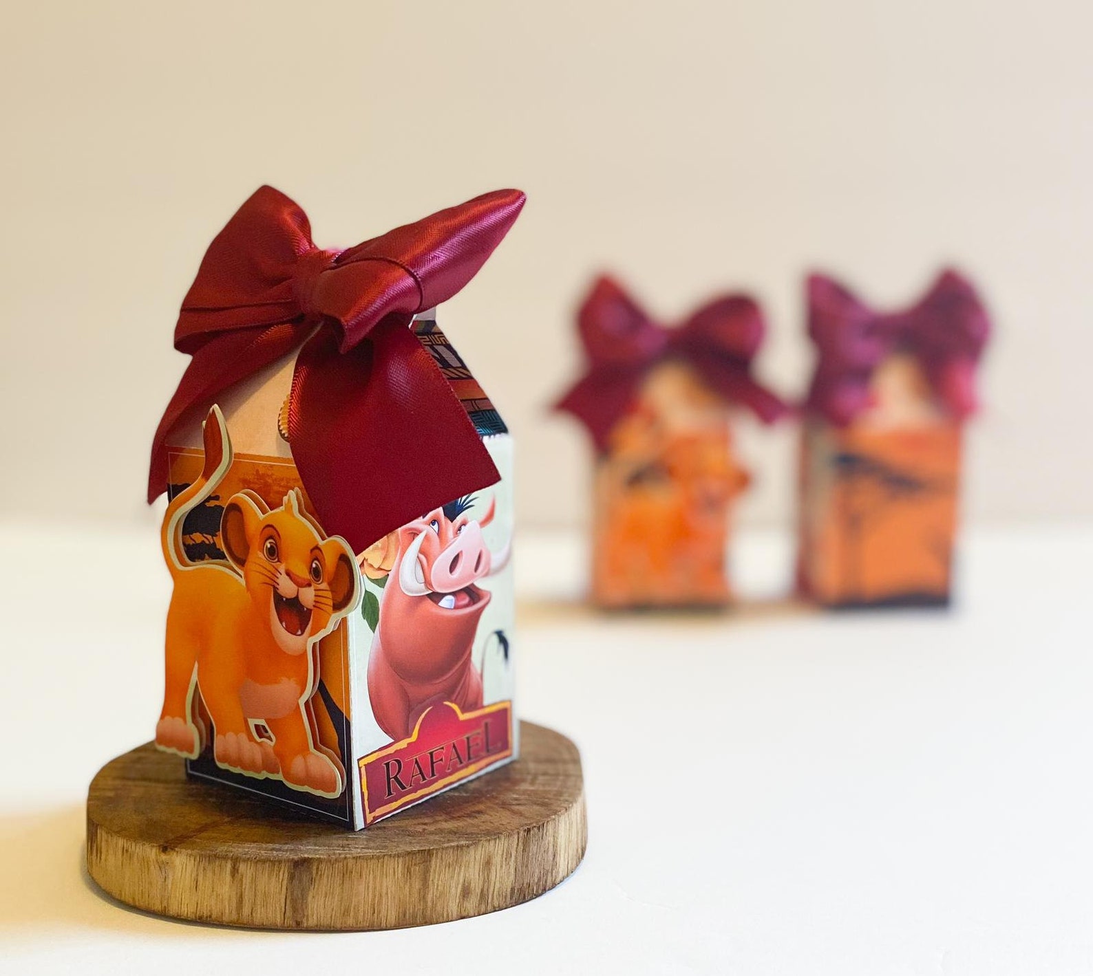 Lion King Party Favor Milk Box. Simba Treat Boxes. The Lion Etsy