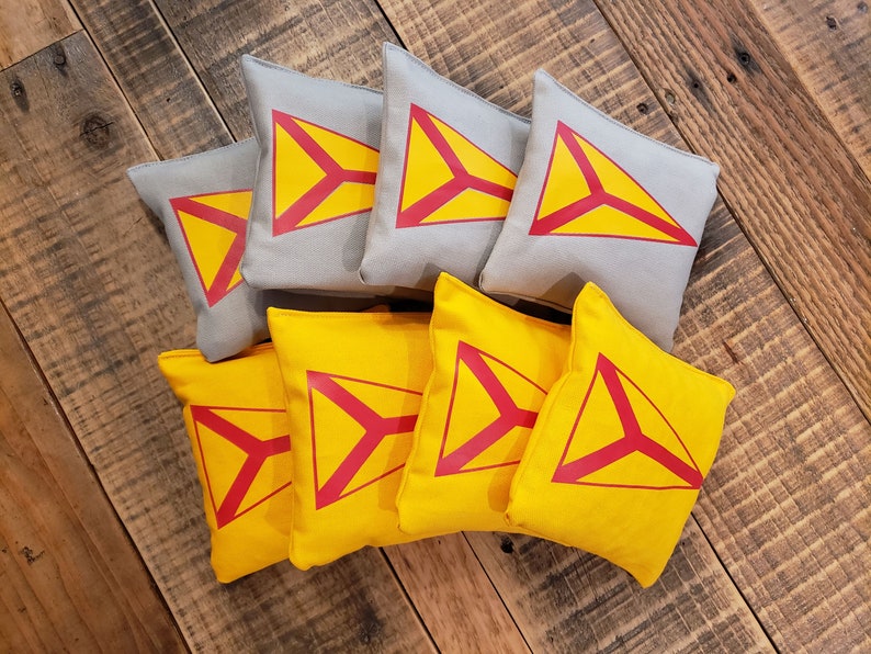 Custom Corn Hole Bag Sets of 8 Bags Select Two Colors Etsy