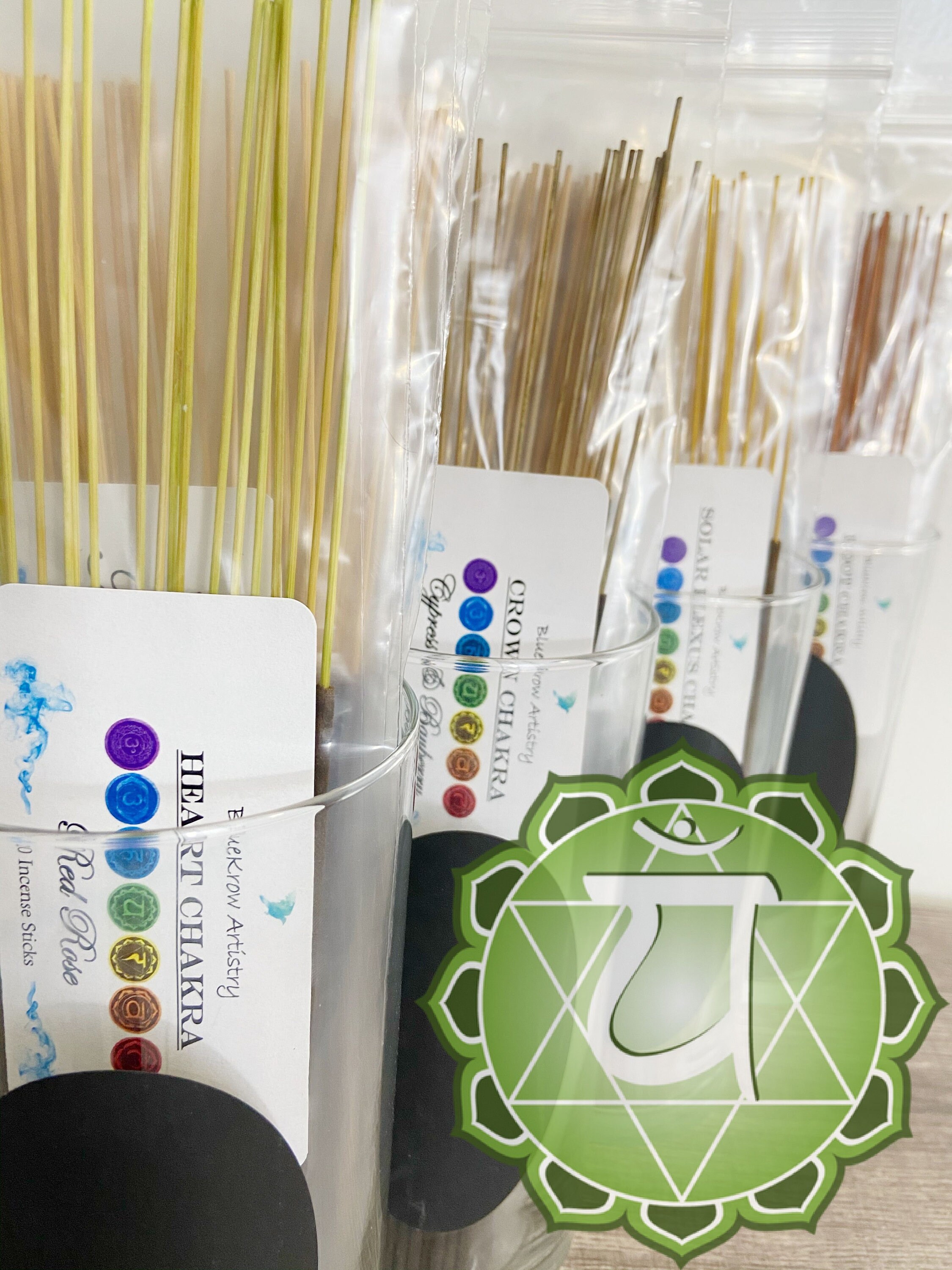 Chakra Incense Sticks Heart Chakra Aromatherapy Handmade Etsy