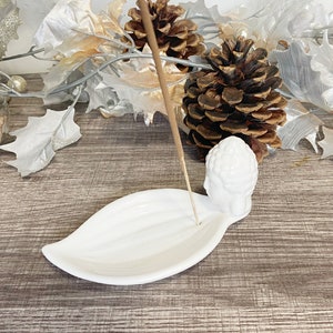 Hindu Incense Stick Holder -White Buddha Incense Holder
