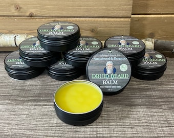 Beard Balm/Butter (Vegan Options), Beard Oil Spread, Beard Growth, Beard Care, Soft Beard Balm, Druid Beard