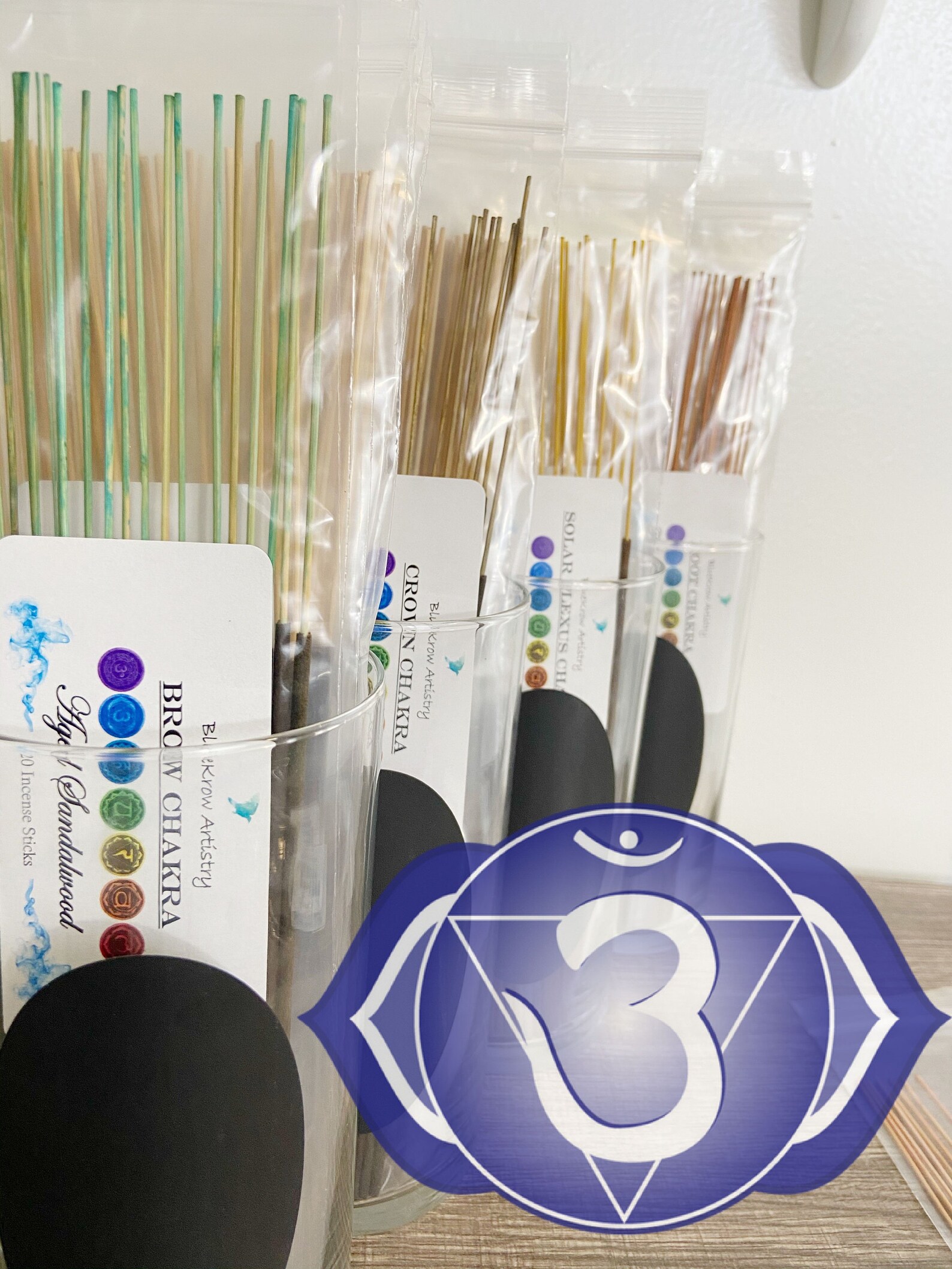 Chakra Incense Sticks brow Chakra aromatherapy handmade Etsy