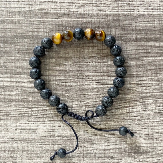 etsy lava rock bracelet