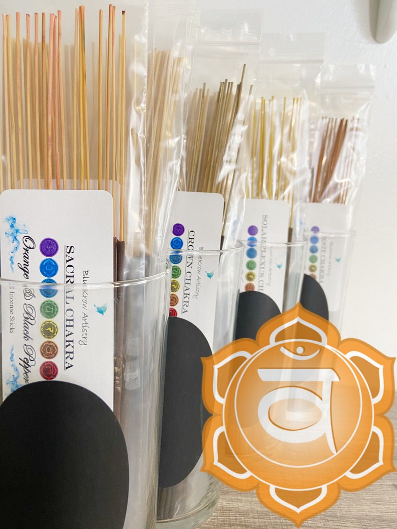 Chakra Incense Sticks Sacral Chakra Aromatherapy Handmade Etsy