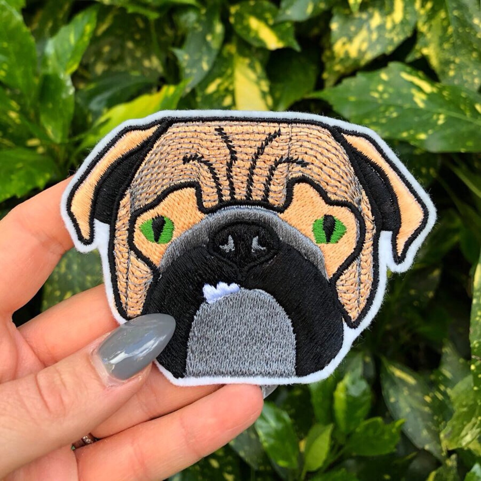 Pug Embroidered Patch Limited Edition | Etsy
