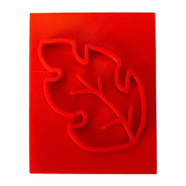 Autumn Leaf Soap/Dough Stamp 3D Printed