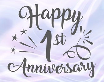 Download 1st Anniversary Svg Etsy