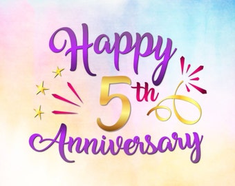 happy 5 five years