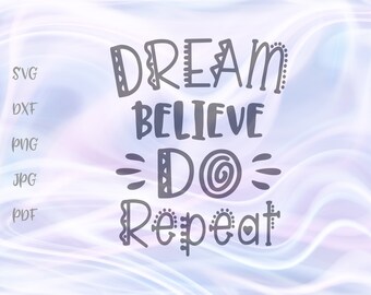Download Dream Believe Etsy