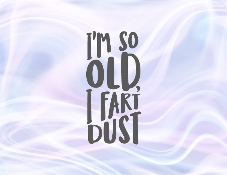 Download Happy Birthday Svg File For Cricut Saying Im So Old I Fart Etsy