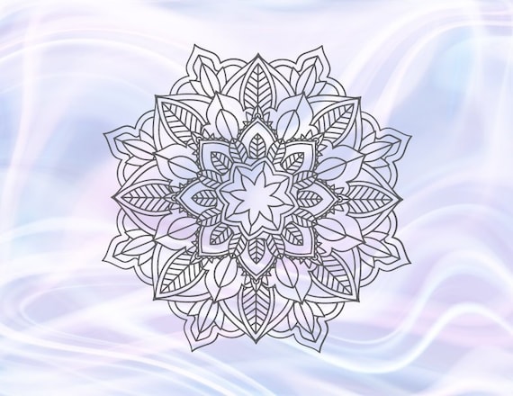 Download Mandala Svg Files For Cricut Pochoir Mandala Stencil Svg Etsy