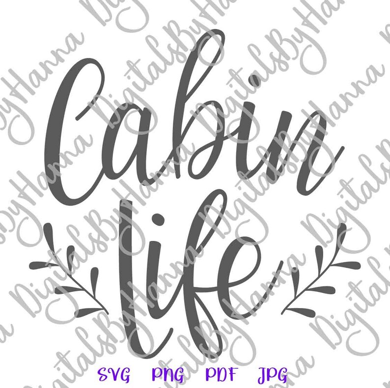 Cottage SVG File for Cricut Saying Cabin Life SVG Lake Beach | Etsy