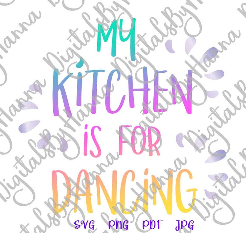 Download Funny Apron SVG Files for Cricut Saying My Kitchen for Dancing | Etsy