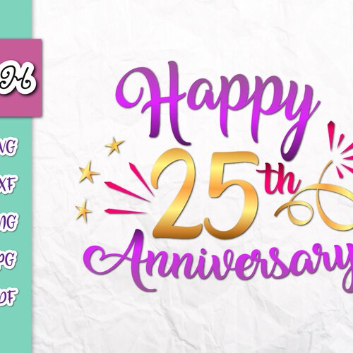 Happy Anniversary SVG Clipart Anniversary Quote Digital Etsy Canada