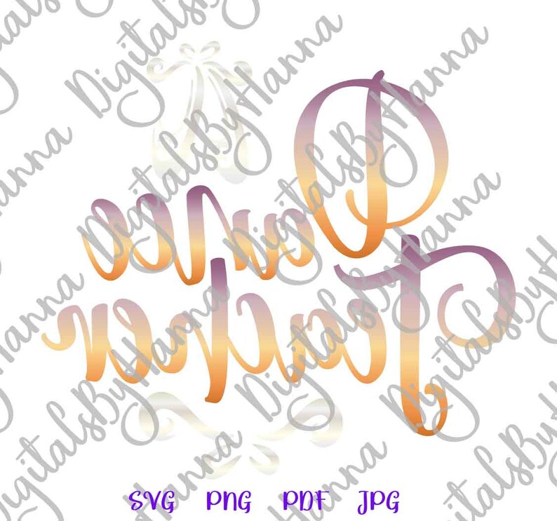 Download Dancer SVG Files for Cricut Dance Teacher SVG Ballet Slippers | Etsy