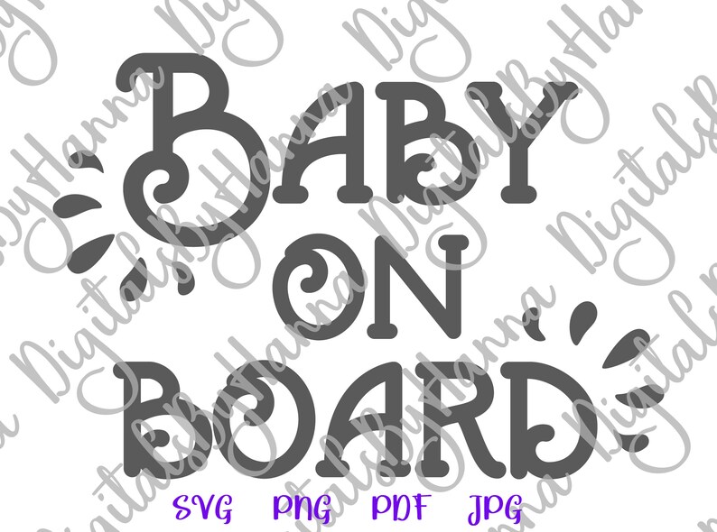 Download Pregnant SVG Files for Cricut Sayings Baby on Board Funny ...