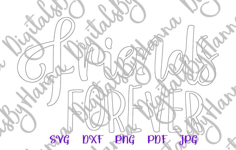Download BFF SVG Files for Cricut Sayings Friends Forever SVG Best ...