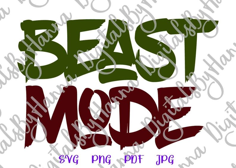 Workout SVG Files for Cricut Crossfit Sayings Beast Mode VG | Etsy