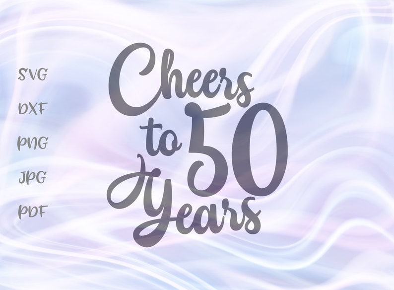 50th Birthday SVG Files for Cricut Shirt Women Wine Glass | Etsy